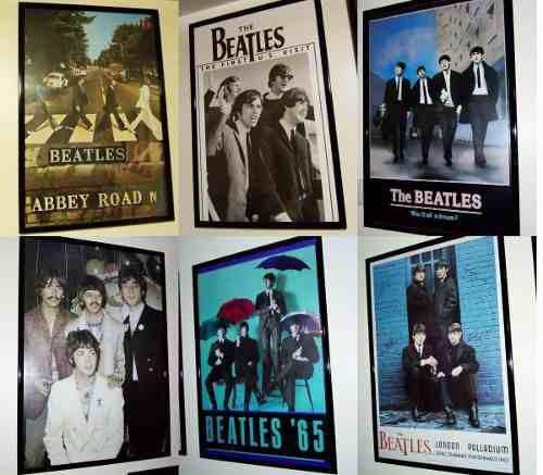The Beatles. Afiches Enmarcados. Entrega Solo En Maracaibo