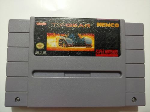 Top Gear Juego De Super Nintendo Snes