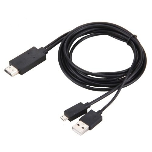 Cable Cargador Adaptador Video Audio 1,8 Micro Usb Hdm F0uh