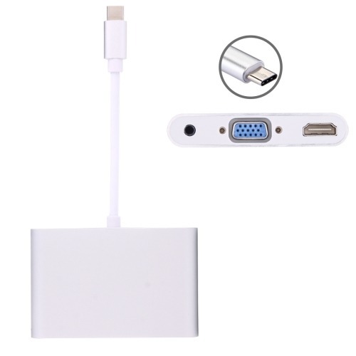 Cable Cargador Adaptador Video Audio Usb-c C-type 3.1 Chcm