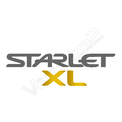 Kit 2 Calcomanias Starlet Xl + Toyota Oferta!