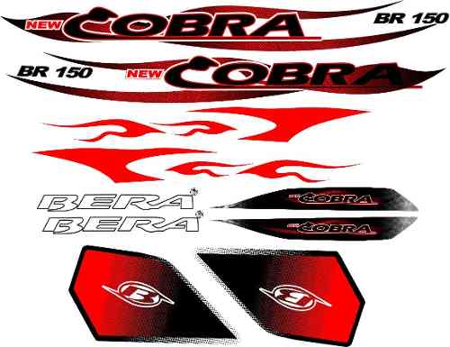 Kit Calcomania Bera Cobra Scooter