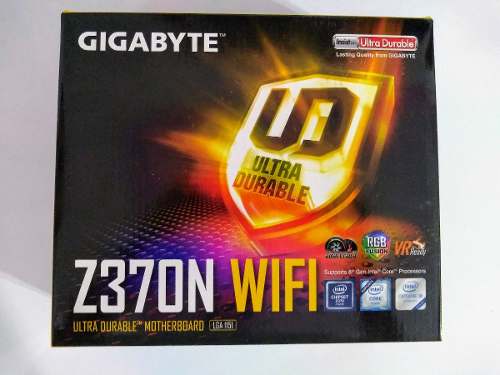 Tarjeta Madre Gigabyte Z370n Wifi + Procesador I