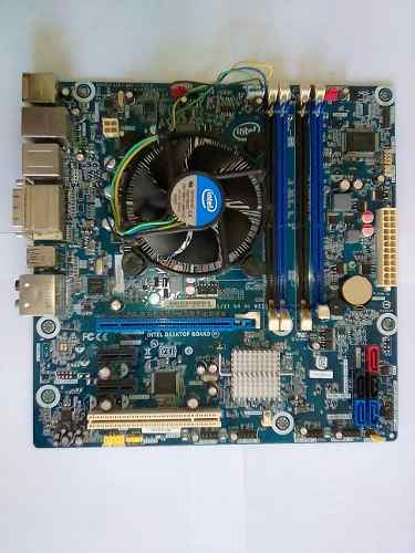 Tarjeta Madre+memoria Ram Ddr3+procesador Intel