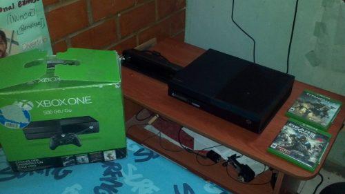 Vendo Xbox One Fat Con 5 Juegos Y Kinect Impecable