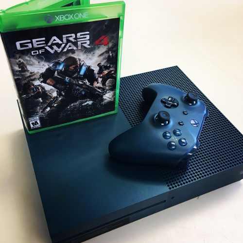 Xbox One S Edicion Especial Gears Of War 4, Azul + Nba 2k19