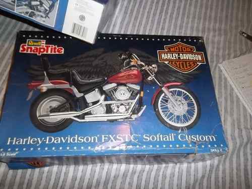 Moto Harley Davidson Bad Boy Para Armar Modelo A Escala 1:8