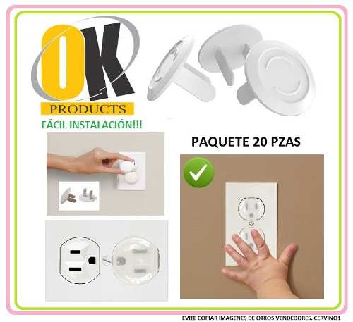 Ok Products Protectores Tomacorrientes Enchufe 20 Piezas