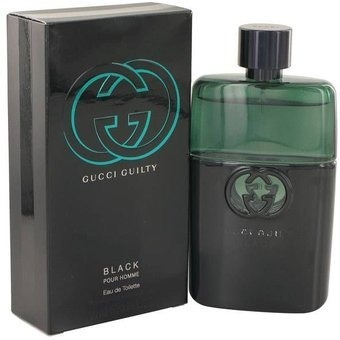 Perfume Original Gucci Guilty Black Por Homme 90 Ml
