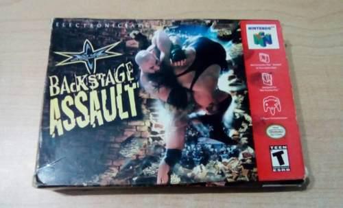 Backstage Assault N64. 100% Funcional. Caja Y Manuales.