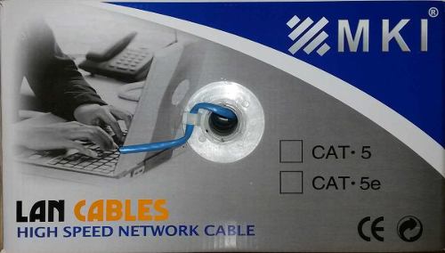 Cable Utp Cat5e Bobina 305 Mts Azul Cca Internet Redes Mki
