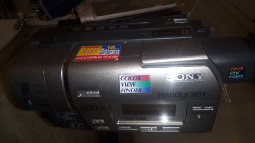 Camara Filmadora Handycam De Cassette Sony Sin Bateria
