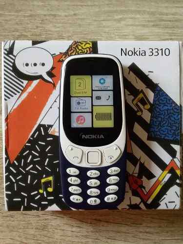 Celular Básico Nokia 3310 Dual Sim Cámara Mp3 Radio Micro