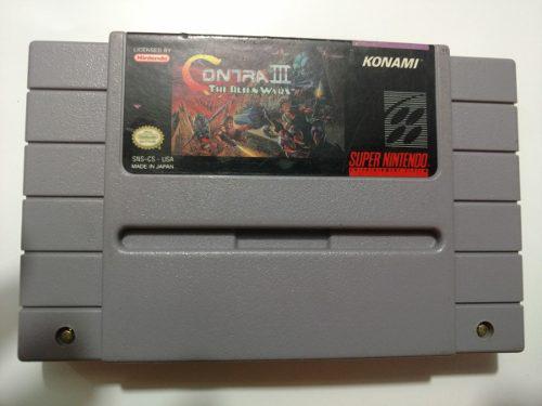 Contra Iii Juego De Super Nintendo Snes