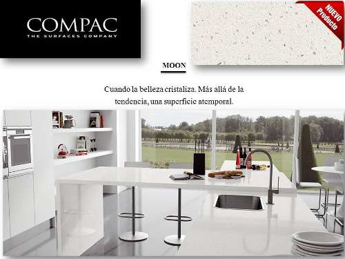 Cuarzo Compac 305x140x2 Snow