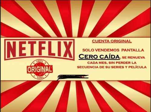 Cuente Netflix | Original | Renovable | Cero Caída.