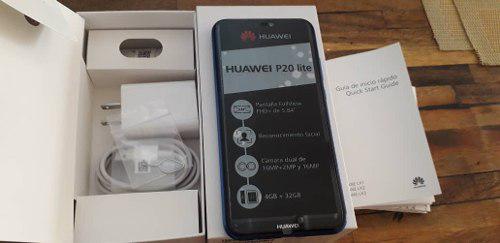 Huawei P20 Lite 4gb Ram 32gb 16mp Azul Nuevo Con Su Factura