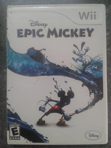 Juego Wii Epic Mickey Original