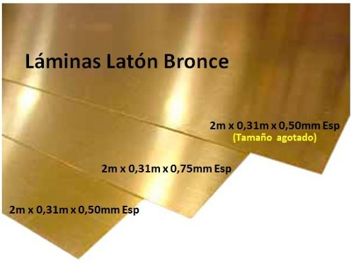 Lamina Laton Bronce / Cobre