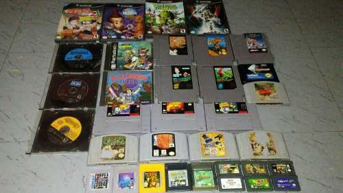 Lote Juegos Nintendo Nes, Snes, N64, Gamecube, Gameboy, Etc.