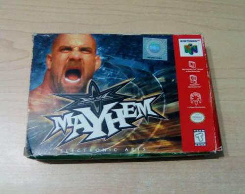 Mayhem N64. 100% Funcional. Caja Y Manuales.