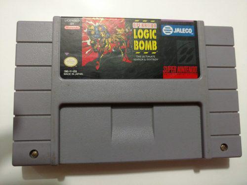 Operation Logic Bomb Juego De Super Nintendo Snes