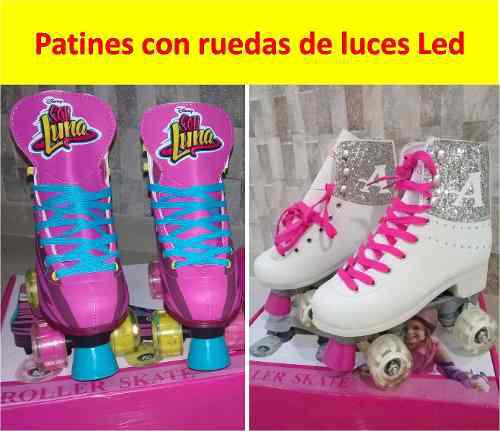 Patines Soy Luna Con Ruedas Led Importados