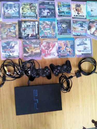 Play 2+2 Controles+20 Juegos+todos Sus Cables+memoria 8gb