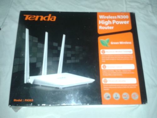 Router Inalambrico Wifi Marca Tenda 300 Mbps Tres Antenas F3