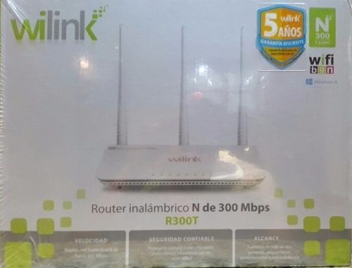 Router Inalambrico Wilink 3 Antenas R300t - N De 300 Mbps