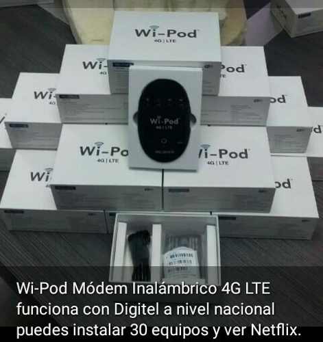 Wi-pod Modem Inalambrico 4g Lte Funciona Con Digitel