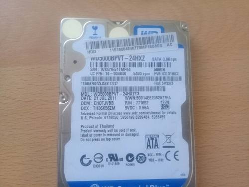 Disco Duro Sata 500 Gb Laptop