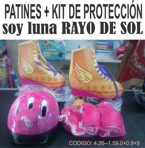 Patines Soy Luna Rayo De Sol Somos Tienda Ins.....