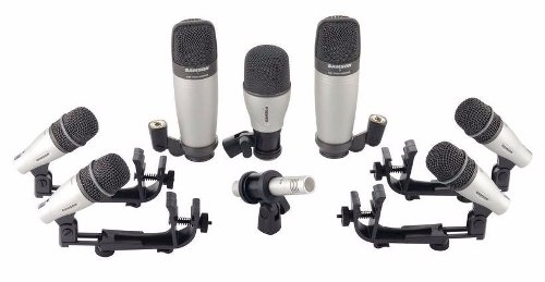 8kit Set De Microfonos Samson Para Bateria Acustica