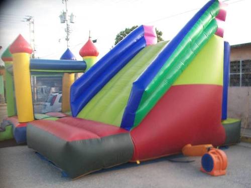 Colchon Inflable Tobogan 5x3x3.60 Incluye Motor