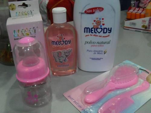 Combo Bebe Tetero 2oz + Cepillo + Colonia + Talco. Oferta