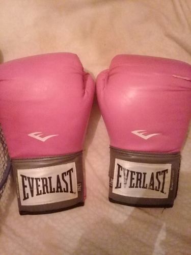 Guantes De Boxeo Everlast Rosado 12 Onzas Edición Especial