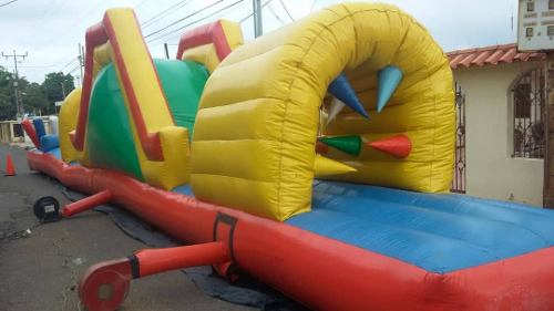 Inflable Con Tobogan Mide 20mts × 2. 10