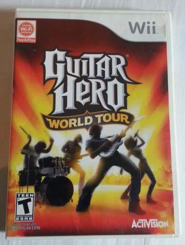 Juego De Wii Guitar Hero World Tour Original