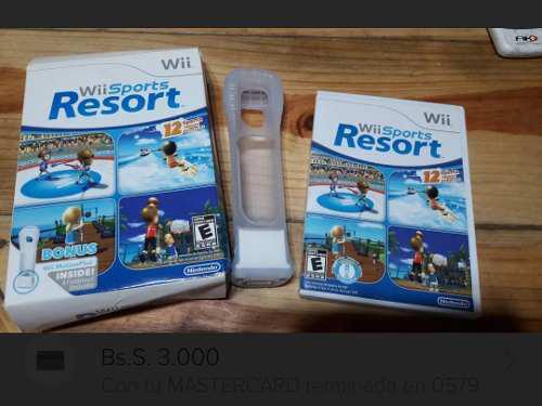Juego Para Wii Original Resort Con Motion Plus