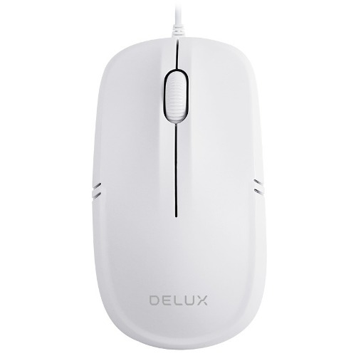 Mouse Dlm-136bu Blanco Delux