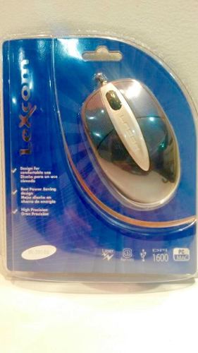 Mouse Lexcom Óptico Mo-101 Azul- Plateado Ml-201-bs V071