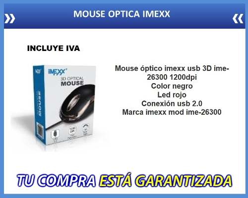 Mouse Optico Imexx