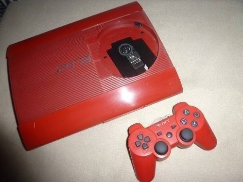 Playstation 3 Super Slim Edicion Especial Red 500 Gb