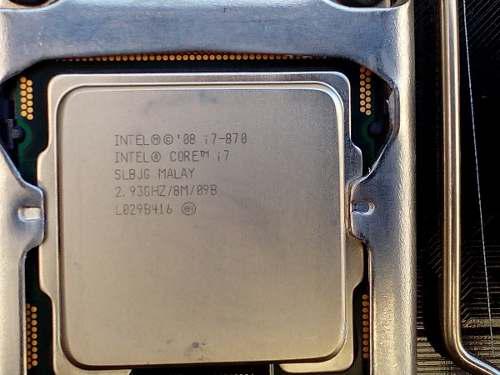 Procesador Intel I7-870 2.93ghz 8mb Soket 1156