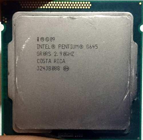 Procesador Intel Pentium G645 2,90 Ghz Socket 1155 Leer