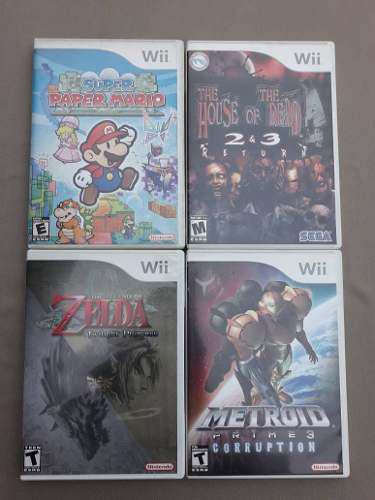 Zelda, Paper Mario, Metroid Y The House Nintendo Wii