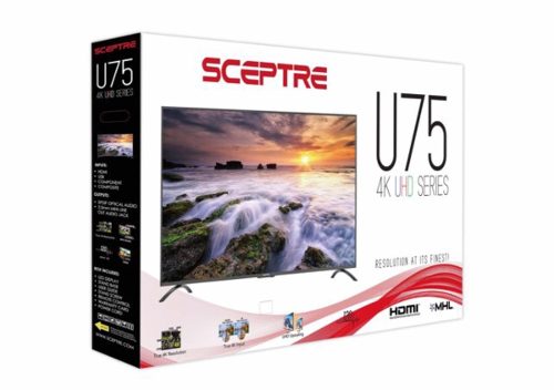 Lcd Led Tv Sceptre 75 4k Ultrahd (u750cu)