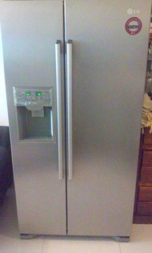 Nevera Dos Puertas Verticales Lg Silver Platiniun