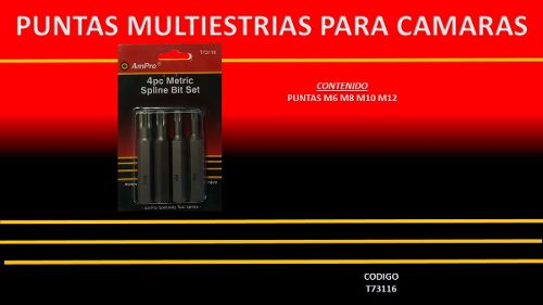 Puntas Multi Estrias